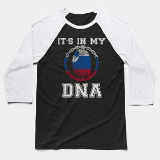 Slovenia  It's In My DNA - Gift for Slovenian From Slovenia Baseball T-Shirt